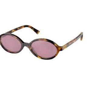 Tortoise Shell MIU MIU Sunglasses with purple Lenses NEVER WORN BEFORE